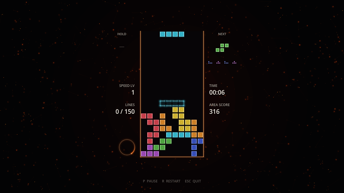 Tetris Trance gameplay